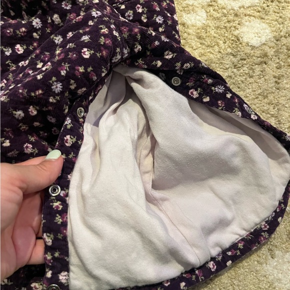 Vintage Baby Gap Floral Corduroy Romper - 18/24M - Picture 4 of 13